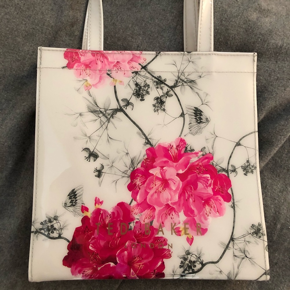 Ted Baker small jelly shopper bag.